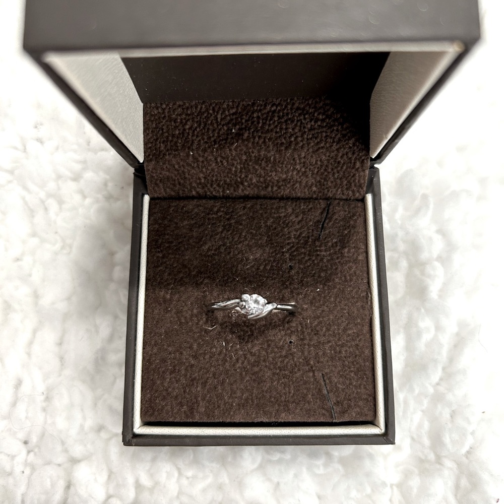Dainty Cubic Zirconia Ring